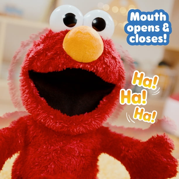 English Only-Sesame Street Tickle Me Elmo Giggle Max Interactive