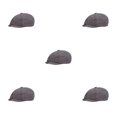 thumbnail image 3 of QualitChoice Casquette Plate Homme Portable Réutilisable Ajustable Respirante Bérets Gris Clair 5ensemble, 3 of 6