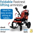 thumbnail image 2 of MAJESTIC IQ-8000 New Remote & Joystick Controlled Mobility Aid Lightweight Foldable Electric Wheelchair, 2 of 6