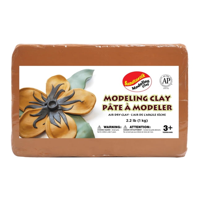 Sandtastik Pâte à Modeler à Séchage à l'Air, Terre Cuite - 2,2 lb