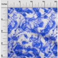 thumbnail image 1 of oneOone Cotton Poplin Blue Fabric Florals Sewing Material Print Fabric By The Yard 56 Inch Wide, 1 of 4