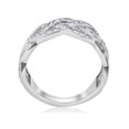 thumbnail image 3 of 1ct Vintage Style Crossover Diamond Fashion Ring 14K Infinity White Gold, 3 of 4