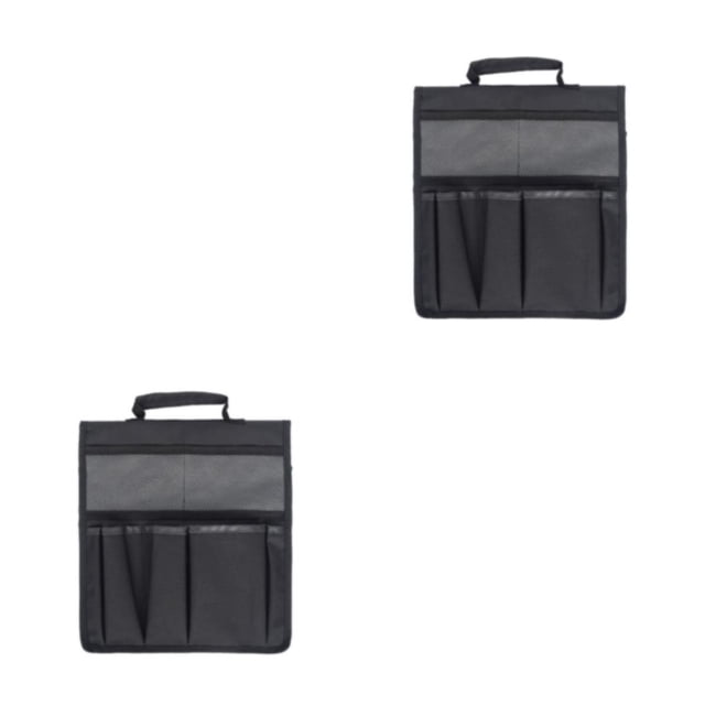 Transemion Work Portable Storage Bags With Ample Storage Space Durable Foldable Garden Kneeler Tool Bag Black 2Set