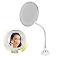 thumbnail image 4 of Shisuyan Miroir avec Ventouse Blanc 1Ensemble 7 Pouces, 4 of 8