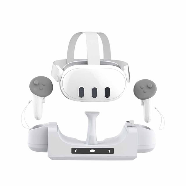 Pour Meta Quest3 Base de Chargeur de Casque VR, Montage Mural Contact Charge Chaude P4
