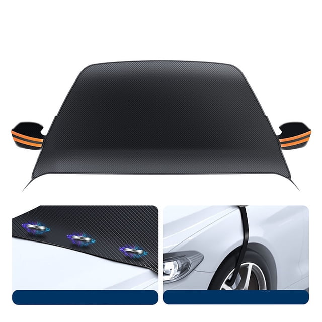 Yhmxh The Car Snow Shield Half-cover Car Cover Is Suitable For All Seasons Organization and Storage Home Decor