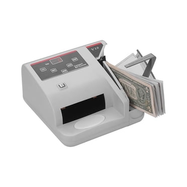 Machine de Comptage d'Argent Portable Mini Compteur d'Argent Monnaie Mondiale Argent Billets de Banque Compteur de Billets Détecteur avec Détection de Contrefaçon UV/MG/WM, Conviviale pour l'Utilisateur