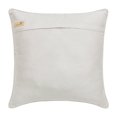thumbnail image 3 of The HomeCentric Decorative Ivory & Dull Gold Pack of 2, 16"x16" (40x40 cm) Throw Pillows, Jacquard Silk Bead & Embroidery Throw Pillows For Couch, Abstract Pattern Modern Style Easter - Jahan, 3 of 3