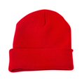 thumbnail image 2 of Jusqu'à 10 $ Bérets Rouges Unisexe Bonnet Tricoté Automne et Hiver Couple Simple Bonnet à Enfiler, 2 of 8