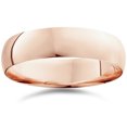thumbnail image 1 of 6mm Dome High Polished Wedding Band 10k Rose Gold, 1 of 1