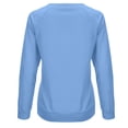 thumbnail image 5 of SNKSDGM Chandails Graphiques pour Femmes Grande Taille pour Femmes Chandails Courts pour Femmes Chandails Quotidiens pour Femmes Maison Extérieur Entraînement Manches Longues T-Shirt Col Rond Haut Chandail Imprimé Blouse de Rue Mode Urbaine TTG, 5 of 5
