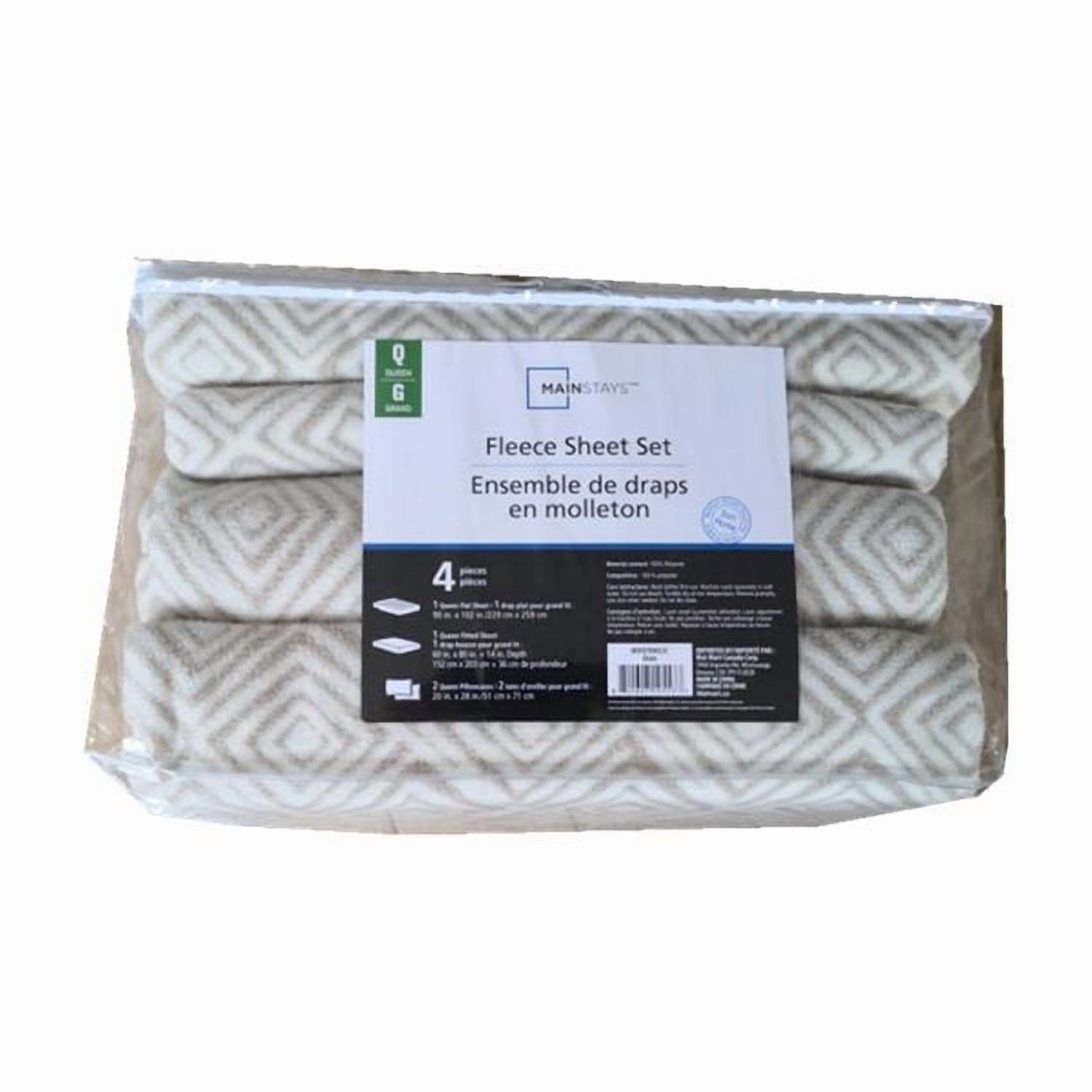 ensemble de draps en molleton