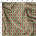thumbnail image 3 of Soimoi Green Poly Georgette Fabric Butterflies Butterfly Printed Fabric 1 Yard 52 Inch Wide, 3 of 6