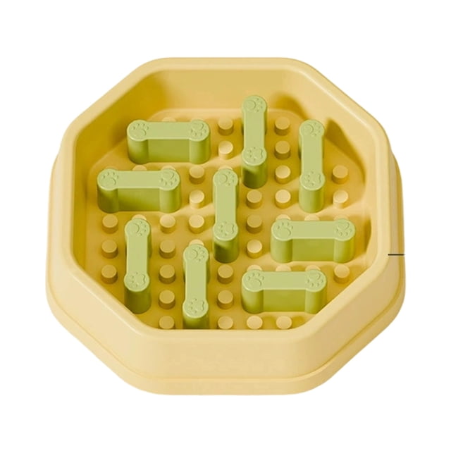 Gamelle Interactive pour Chien, Difficulté Réglable, Jeu de Casse-Tête pour Mangeurs Rapides, Fournitures pour Animaux de Compagnie Intérieures