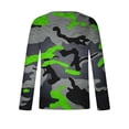 thumbnail image 4 of Meichang T-Shirt à Manches Longues pour Homme Grand, T-Shirts Graphiques pour Hommes Tendance à Imprimé Camouflage, T-Shirts Amusants à Col Rond Confortables à Manches Longues pour Hommes, 4 of 5