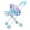 Blue, variant on Lipstore Baby Doll Stroller Doll Accessories Push Pram for Little Girls Boys Children Yellow