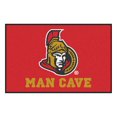 thumbnail image 1 of NHL Ottawa Senators Man Cave Rug, 1 of 5