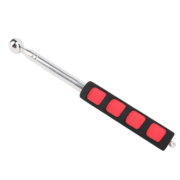 Telescopic Hollow Checker Hammer Stainless Steel Sound Detection Tool with Sponge Handle for House Decoration