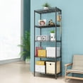 thumbnail image 4 of axGear Shelf Unit Rack Storage Shelving 5 Tier Steel Wire Adjustable, 4 of 9