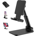 thumbnail image 1 of Jinsinto Adjustable Cell Phone Stand, Foldable Phone Holder Tablet Stand for Desk, Angle Height Adjustable Cell Phone Stand black, 1 of 5