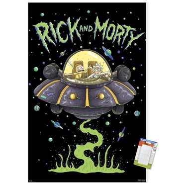 Rick And Morty - Ship Wall Poster, 22.375" x 34"