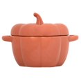 thumbnail image 1 of WAY TO CELEBRATE Cocotte en grès en forme de citrouille, 1 of 5