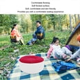 thumbnail image 4 of Portable Inflatable Stool, Lightweight Flocking Stool with Soft Surface, Ergonomic Design Foot Stool for Travel Camping Outdoor Activities, 4 of 7