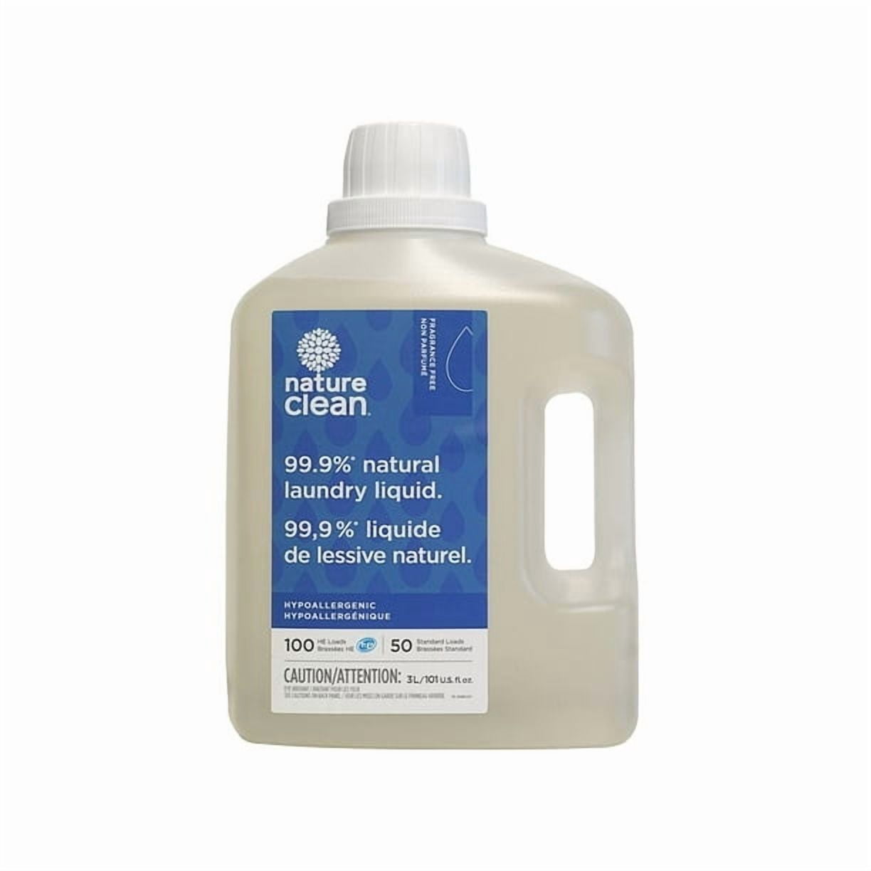 Nature Clean Laundry Liquid Unscented 3L, Unscented