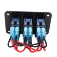 thumbnail image 3 of Panneau de Commutation à Bascule de Voiture, Panneau de Commutation RV de 3 Gangs DC12V à 24V 5PIN Imperméable à l'Eau avec des Boucles de PC pour Bus, 3 of 8