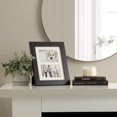 thumbnail image 2 of DesignOvation Tinta 2 Opening 4x6 Black Picture Frame, 2 of 8