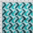 thumbnail image 3 of oneOone Viscose Chiffon Fabric Line|Chevron & Triangle Geometric Print Sewing Fabric BTY 42 Inches Wide, 3 of 4