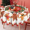 thumbnail image 1 of Christmas Tablecloth Round,Christmas Decorations Round Christmas Tablecloth Round Outdoor Christmas Table Cloth Table Cloth Holiday Decorative Table Cover for Outdoor Indoor Party, 1 of 7