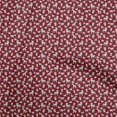 thumbnail image 1 of oneOone Rayon Maroon Fabric Kids Animal Craft Projects Decor Fabric Printed By The Yard 56 Inch Wide, 1 of 4