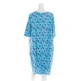 thumbnail image 2 of Robe de Flanelle Adaptative pour Femmes (Grande, Pois Colorés avec Fond Bleu - 05), 2 of 2