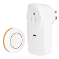thumbnail image 2 of Durable Wireless Socket, Stable Convenient Remote Control Outlet, For Home Appliance Office Orange Remote Control US Plug 250V, 2 of 8