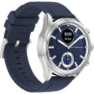 Pininfarina Sintesi Sport Hybrid Smartwatch.. .. Bleu foncé FKM Bracelet