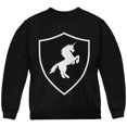 thumbnail image 1 of Halloween Knight Shield Costume Unicorn Youth Sweatshirt, 1 of 1