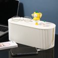 thumbnail image 4 of Cable Box Cord Box Cord Organizerbox Cable Organizer Box Large Capacity Durable ABS Detachable Cover Insulated Cord Management Box For PC TV Appliances, 4 of 6