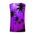 thumbnail image 4 of lSLJS Women Floral Printing Tank Round-Neck Sleeveless Block Tunic Tee Tops, Womens Tank Tops, 4 of 5