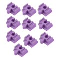 thumbnail image 2 of Shengyu 10Pcs Wood Train Track Adapter for Set Toy Kits Building Stem Building Games Violet, 2 of 6