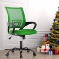 thumbnail image 1 of Dkelincs Mesh Office Chair - Computer Desk Chair with 360° Casters and Armrest, Green, 1 of 7