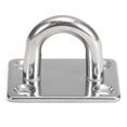 thumbnail image 4 of eccomum 4pcs Pad Eye Plates Marine Hardware Multifunctional Wall Mount Hook Loops, 4 of 7