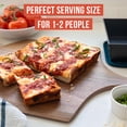 thumbnail image 4 of Chef Pomodoro Authentic Detroit-Style Pizza Pan, 10 x 8-Inch, Deep Dish Bakeware, Commercial-Grade Hard Anodized Aluminum, 4 of 5