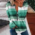 thumbnail image 1 of 2023 Chandail de Mode pour Femmes Rabais de 50 % Liquidation Hauts pour Femmes Automne Manches Longues Chandail Ample Chemise Chic Décontractée Chandails à Rayures à Col Rond pour Dames, 1 of 5