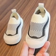 thumbnail image 1 of Girls Sneakers, Spring New Soft Soled Single Shoes Baby Walking Shoes Bow Mesh Princess Small Solid Shoes, 1 of 5