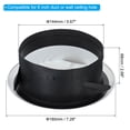 thumbnail image 2 of Unique Bargains 6 Inch Round Air Vent, Ceiling Diffuser Grill Cover ABS Louver Soffit Vent White, 2 of 5