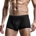 thumbnail image 1 of B91xZ sous-Vêtements pour Hommes Pack Boxeurs en Coton Extensible, Noir 3TG, 1 of 5