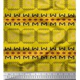 thumbnail image 1 of Soimoi Moss Georgette Fabric Geometric African Print Sewing Fabric Yard 42 Inch Wide, 1 of 3