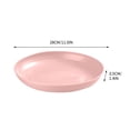 thumbnail image 3 of Fridja 11 inch Large Dinner Plates, Solid Color Antifall Round Plates, Unbreakable Dinner Plastic Vegetable Plates, Snack Plates Dining Table Bones Plates Garbage Plates Salad Plates, 3 of 3