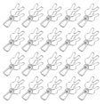 thumbnail image 2 of 20 Pcs Pince à Ressort en Métal Creux Polyvalente, Force de Serrage Forte avec Design Creux pour Documents, Certificats, et Plus, 2 of 7